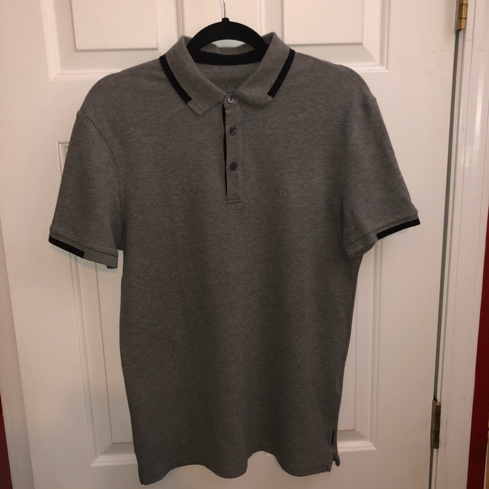 Armani Exchange Men's Contrast Tipped Polo